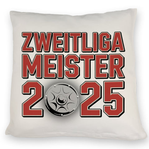 Köln Zweitliga Meister 2025 Kissen mit Meisterschale der 2. Liga Aufsteiger