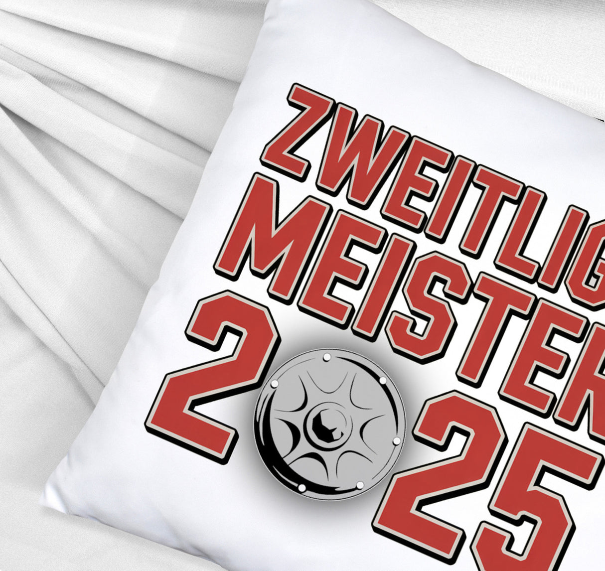Köln Zweitliga Meister 2025 Kissen mit Meisterschale der 2. Liga Aufsteiger
