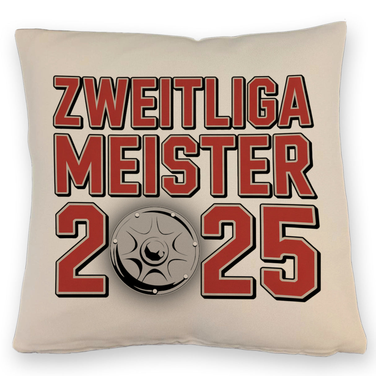 Köln Zweitliga Meister 2025 Kissen mit Meisterschale der 2. Liga Aufsteiger