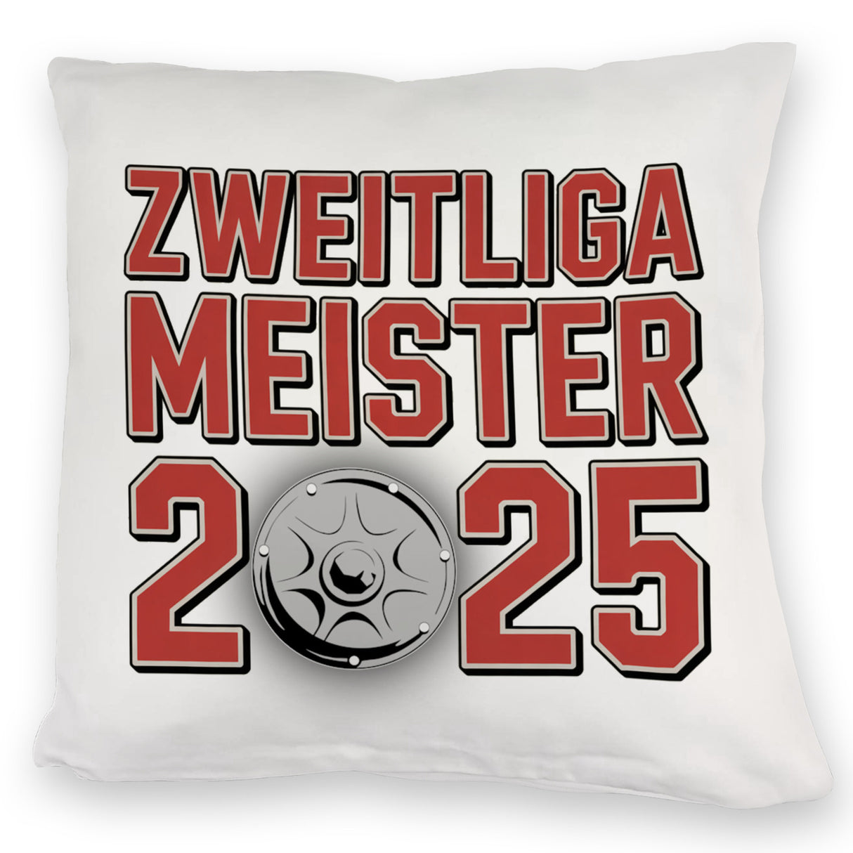 Köln Zweitliga Meister 2025 Kissen mit Meisterschale der 2. Liga Aufsteiger