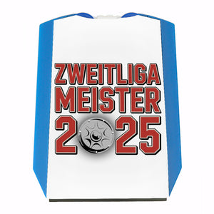 Köln Zweitliga Meister 2025 Parkscheibe mit Meisterschale der 2. Liga Aufsteiger