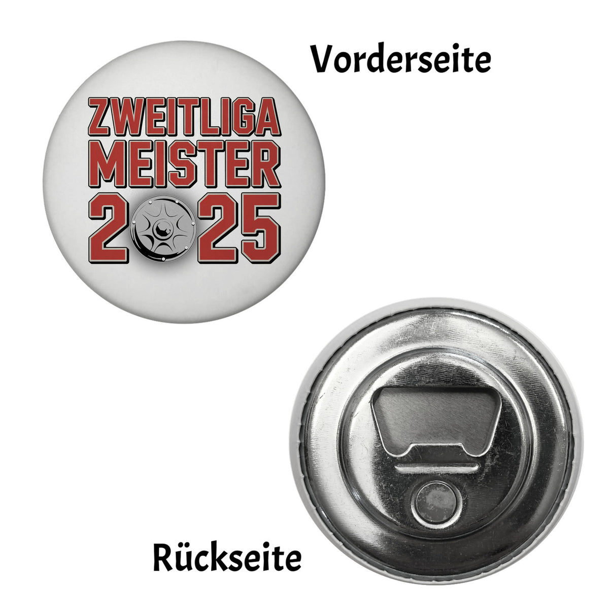 Köln Zweitliga Meister 2025 Magnet mit Meisterschale der 2. Liga Aufsteiger