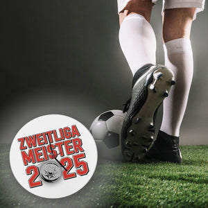 Köln Zweitliga Meister 2025 Wanduhr mit Meisterschale der 2. Liga Aufsteiger