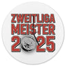 Köln Zweitliga Meister 2025 Wanduhr mit Meisterschale der 2. Liga Aufsteiger
