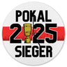 Stuttgart Pokalsieger 2025 Wanduhr