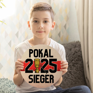 Stuttgart Pokalsieger 2025 Wanduhr