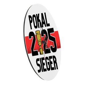 Stuttgart Pokalsieger 2025 Wanduhr