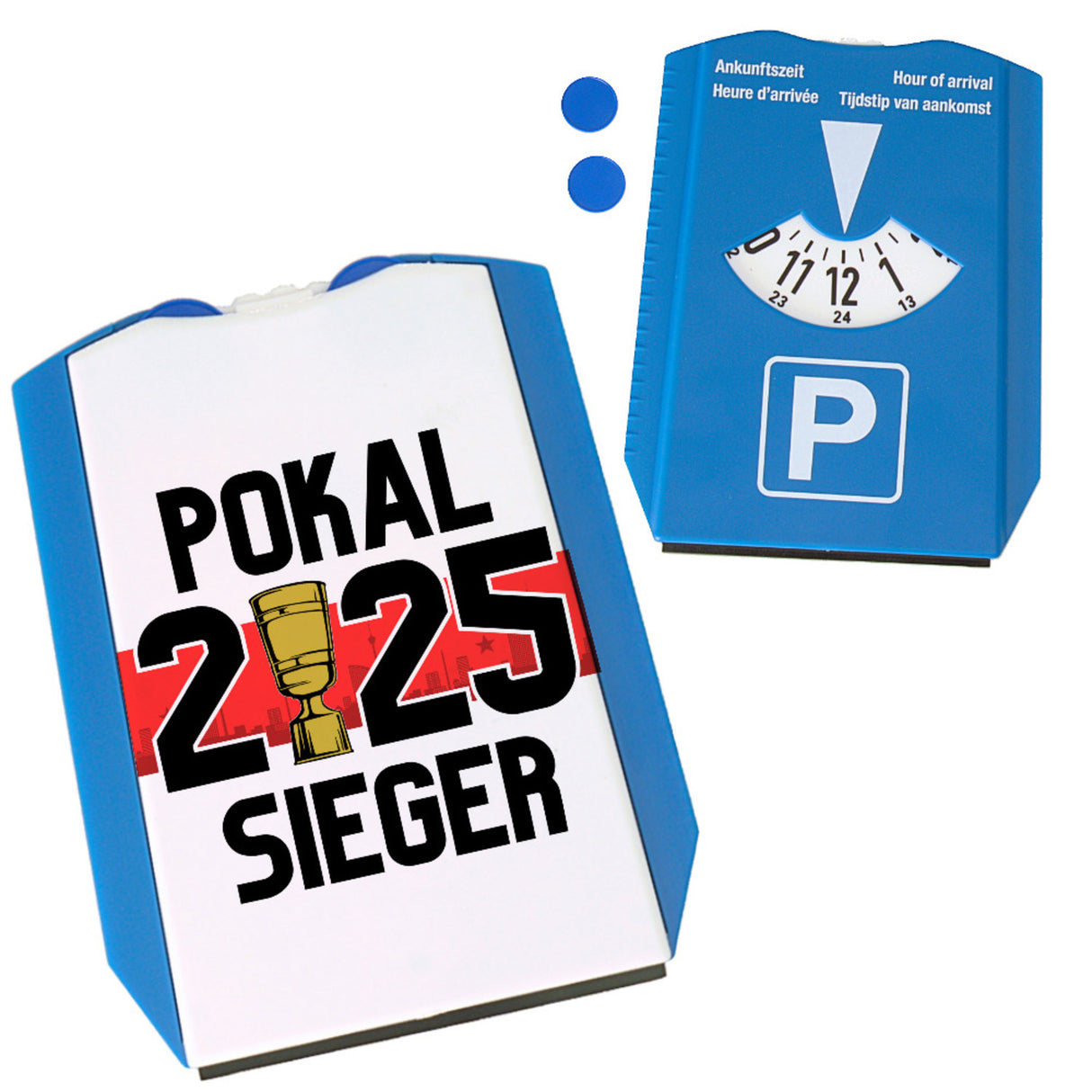 Stuttgart Pokalsieger 2025 Parkscheibe