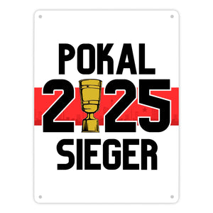 Stuttgart Pokalsieger 2025 Metallschild in 15x20 cm