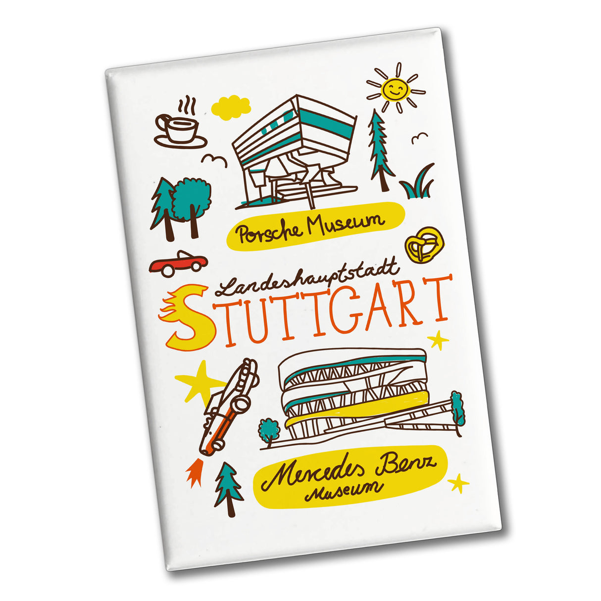 Stuttgart Wimmel Souvenir Souvenir Magnet - Autostadt