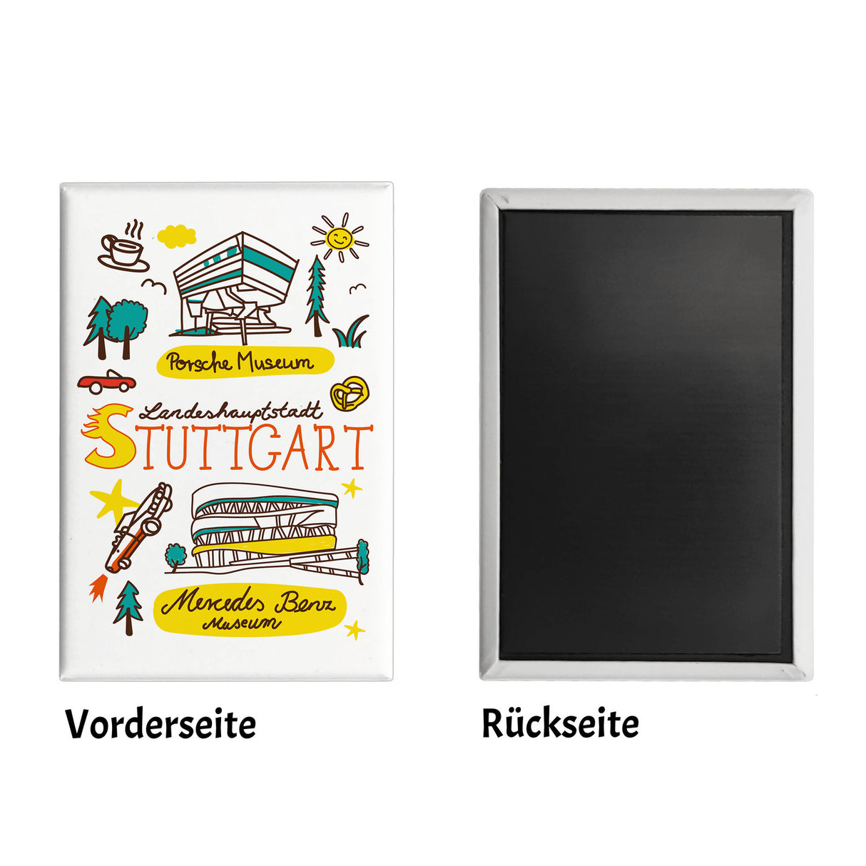 Stuttgart Wimmel Souvenir Souvenir Magnet - Autostadt