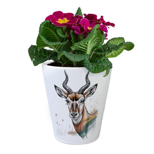 Anmutige Antilope Blumentopf für Wildnis-Fans