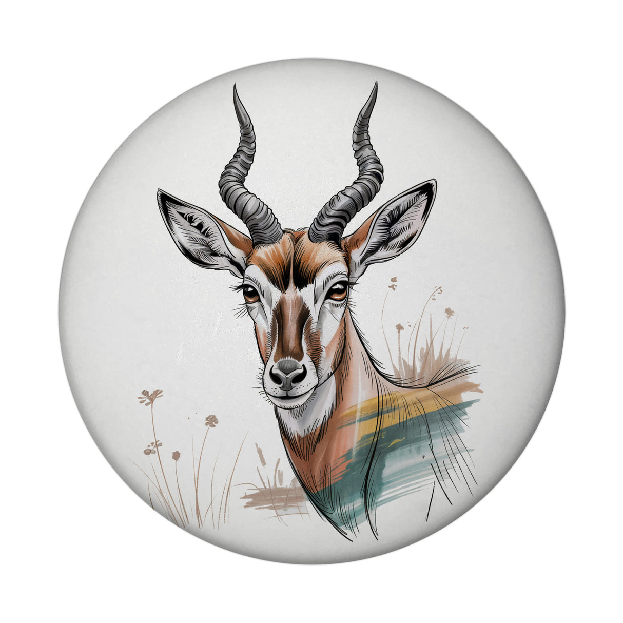 Anmutige Antilope Magnet für Wildnis-Fans