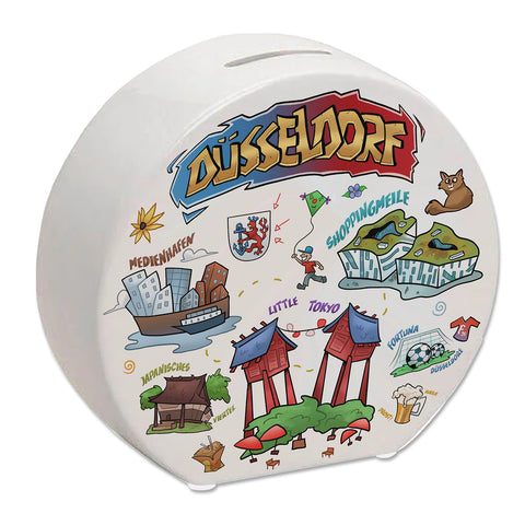 Düsseldorf Pop Art Comic Spardose