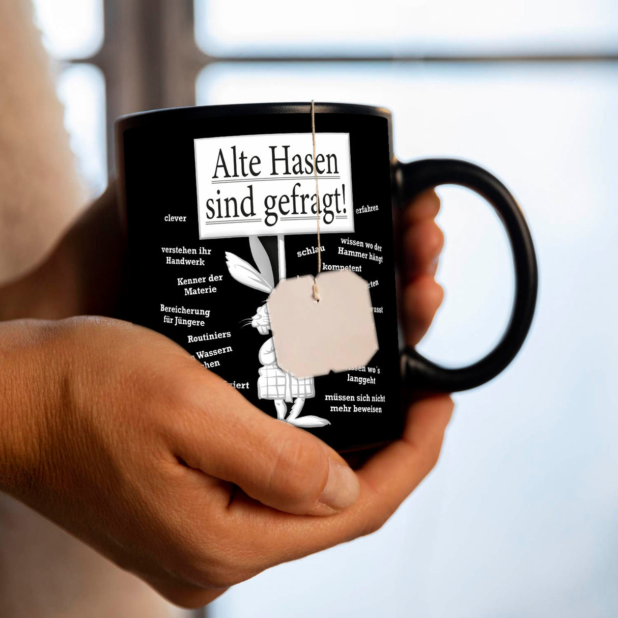 Alte Hasen sind gefragt! Tasse
