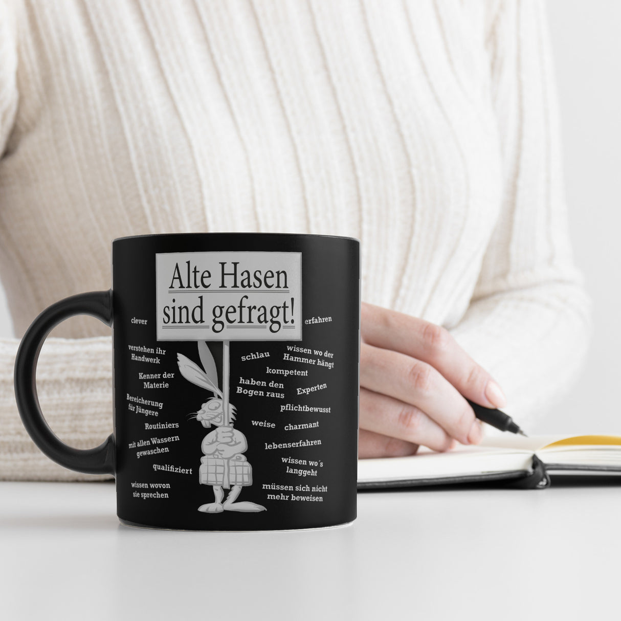 Alte Hasen sind gefragt! Tasse
