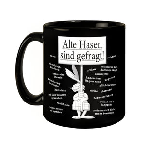 Alte Hasen sind gefragt! Tasse