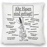 Alte Hasen sind gefragt!Kissen