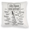 Alte Hasen sind gefragt!Kissen