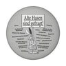 Alte Hasen sind gefragt! Magnet rund