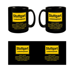 Gedanken bummeln oft durch Stuttgart Tasse