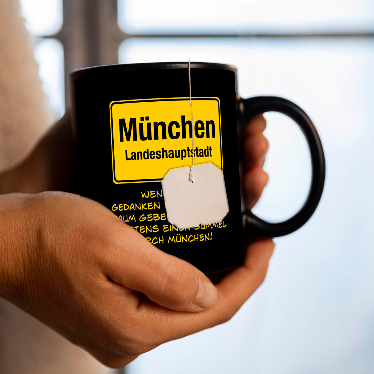 Gedanken bummeln durch München Tasse