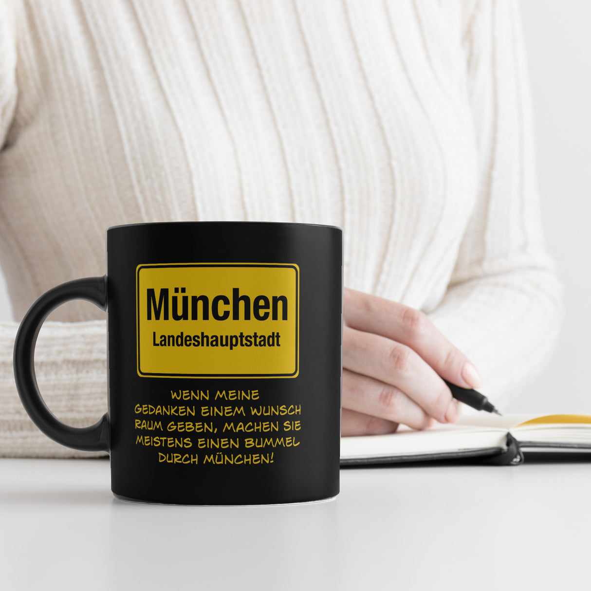 Gedanken bummeln durch München Tasse