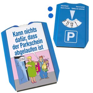 Parkschein war abgelaufen, kann nichts dafür Parkscheibe