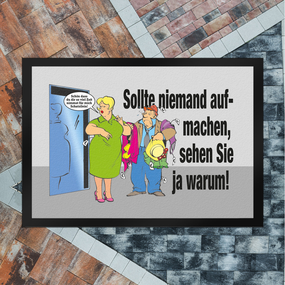Nimm dir Zeit, Schatzilein! Fußmatte in 35x50 cm