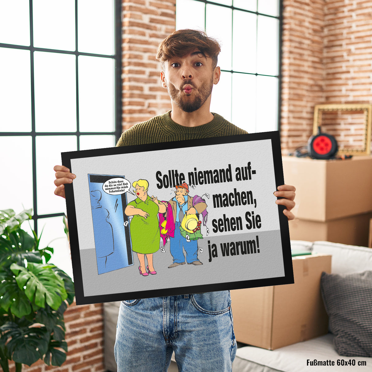 Nimm dir Zeit, Schatzilein! Fußmatte in 35x50 cm