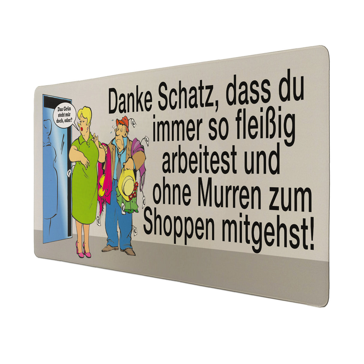 Danke Schatz! Schreibtischunterlage 69x31cm XXL Mauspad