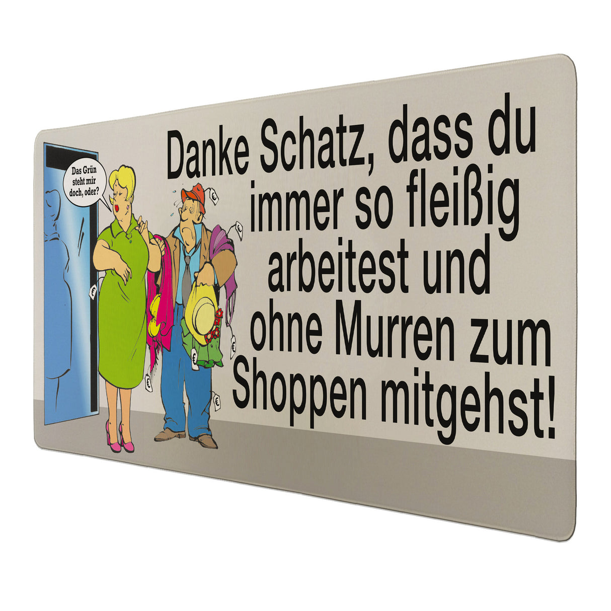 Danke Schatz! Schreibtischunterlage 69x31cm XXL Mauspad