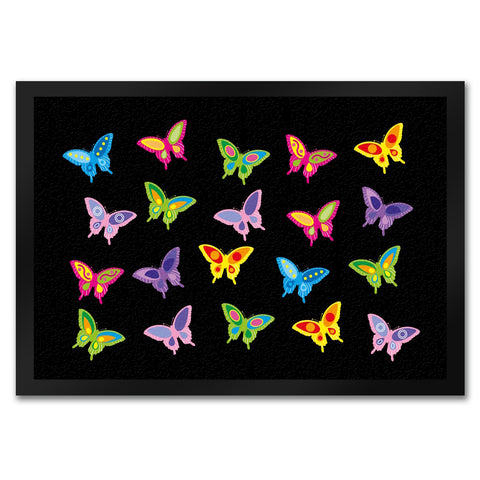 Schmetterling Fußmatte in 35x50 cm