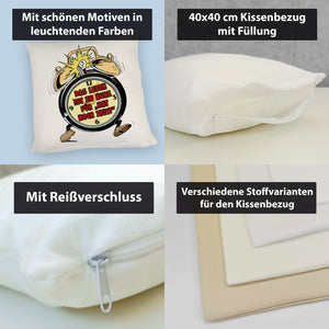 Das Leben ist zu kurz für hat noch Zeit! Kissen