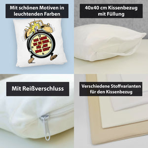 Das Leben ist zu kurz für hat noch Zeit! Kissen