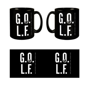 Golf. God offers love and forgiving Tasse