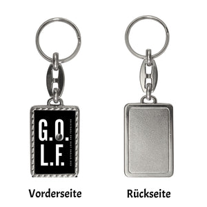 Golf. God offers love and forgiving Schlüsselanhänger
