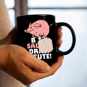 Bin saugut drauf heute! Tasse