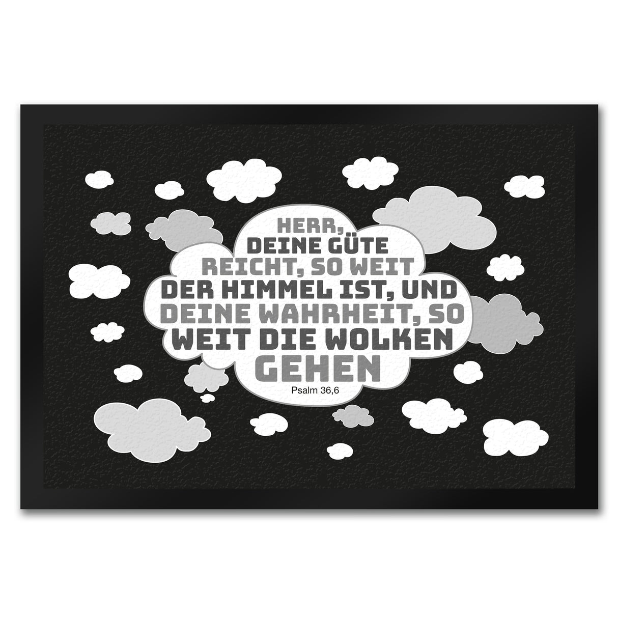 Psalm 36,6 Fußmatte in 35x50 cm