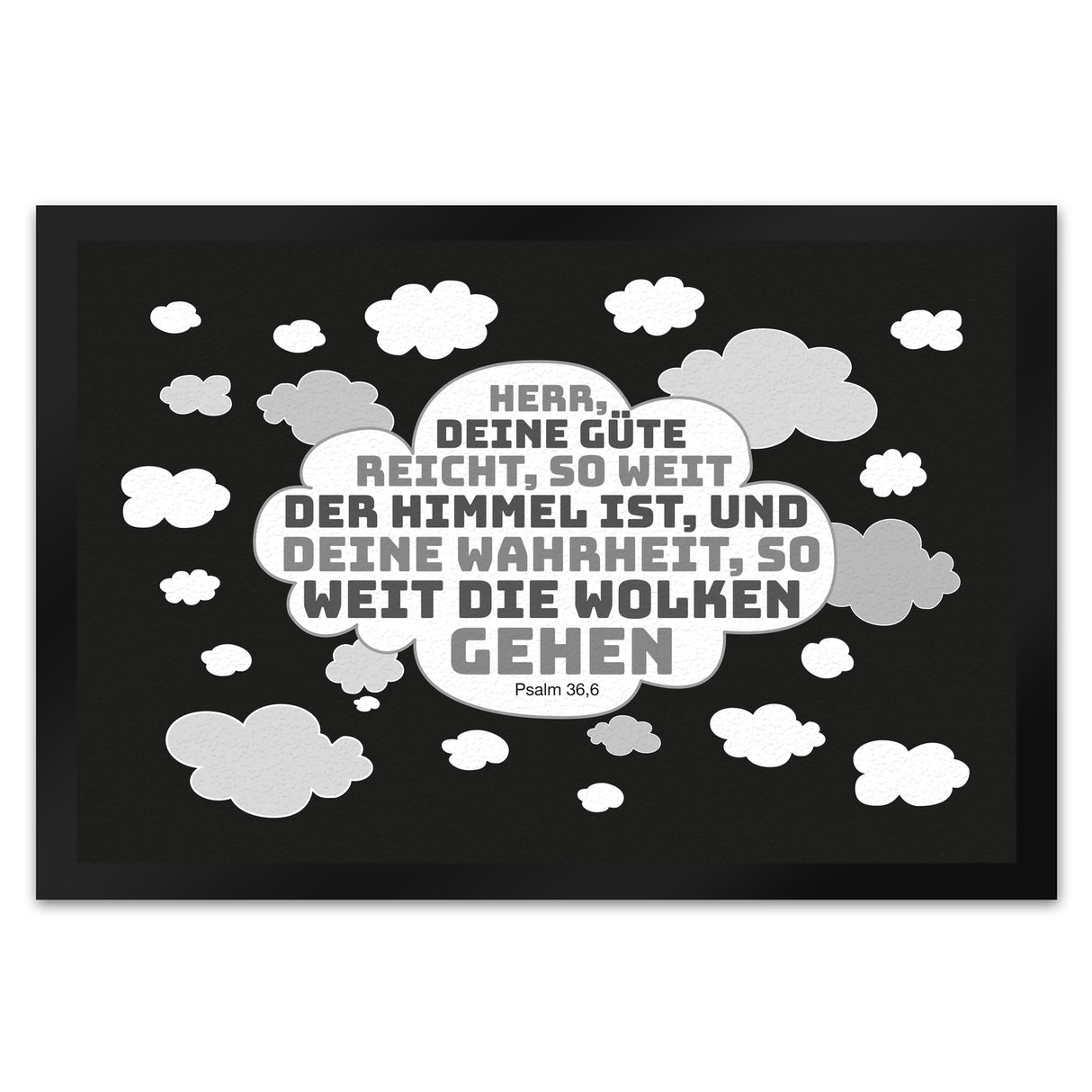 Psalm 36,6 Fußmatte in 35x50 cm