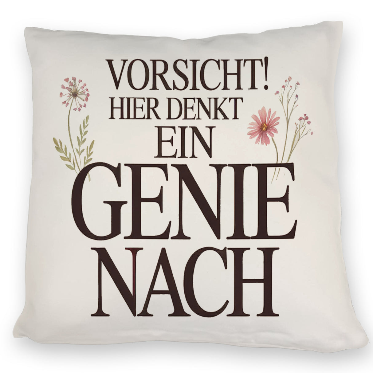Vorsicht Genie am Werk Kissen