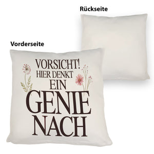 Vorsicht Genie am Werk Kissen