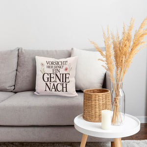 Vorsicht Genie am Werk Kissen