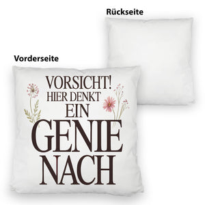 Vorsicht Genie am Werk Kissen