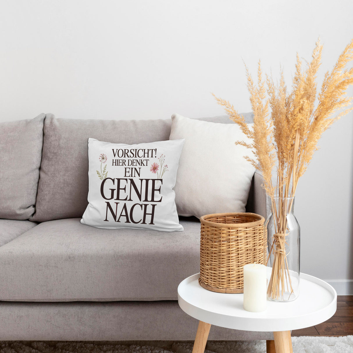 Vorsicht Genie am Werk Kissen