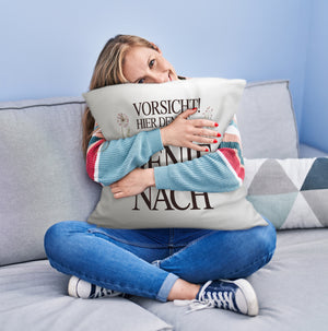 Vorsicht Genie am Werk Kissen