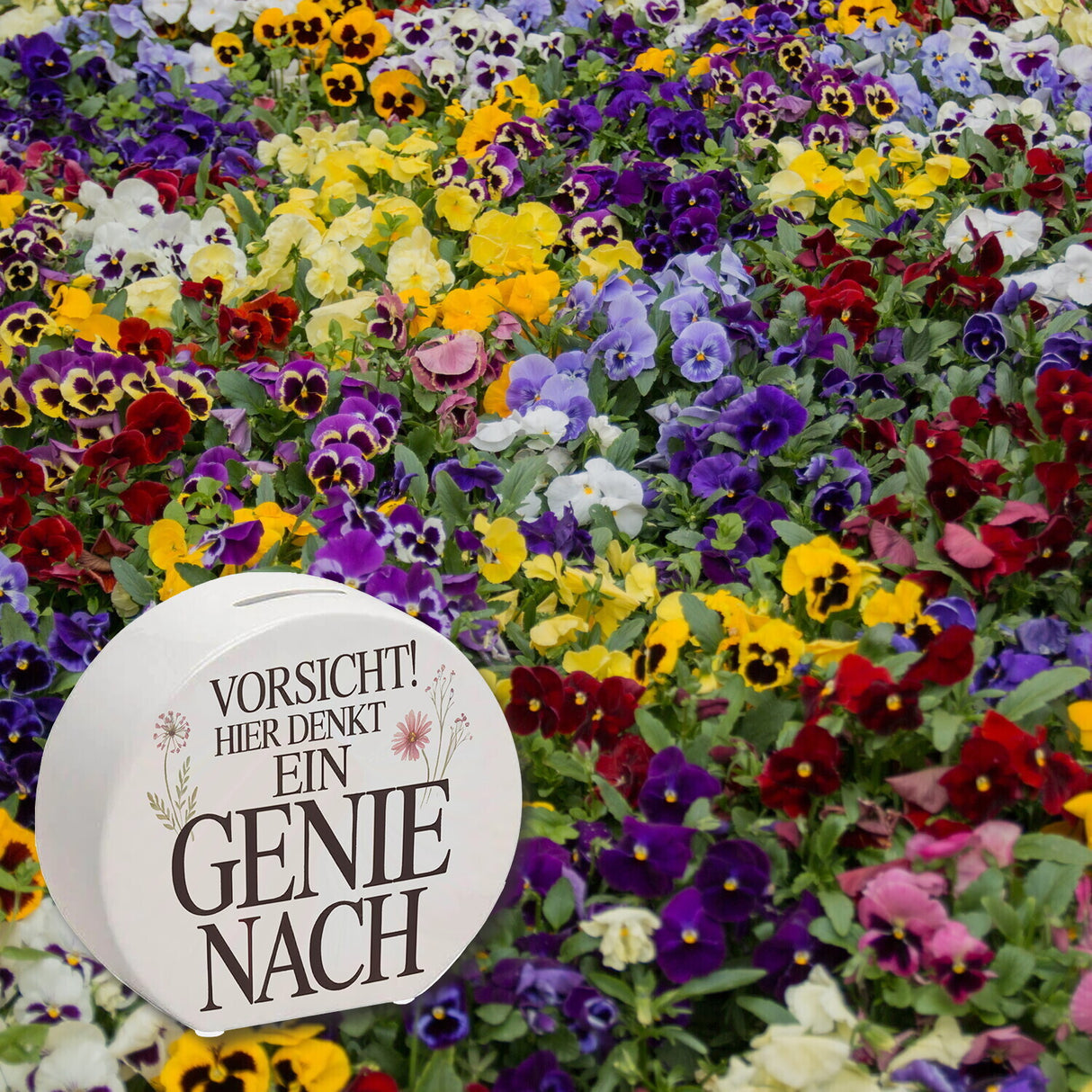 Vorsicht Genie am Werk Spardose