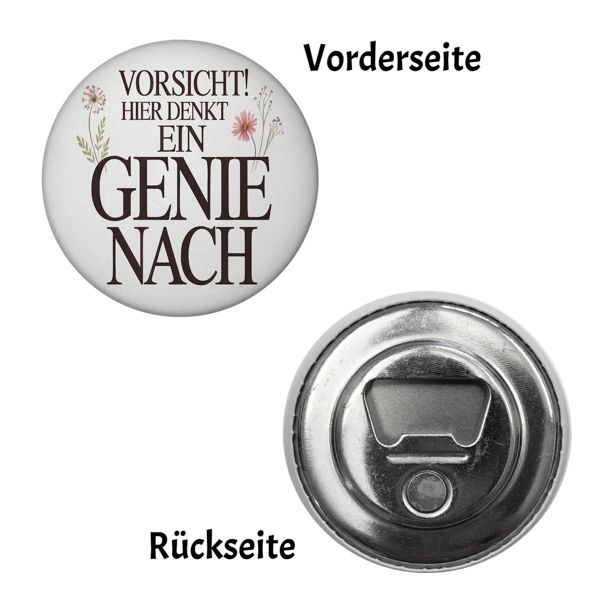 Vorsicht Genie am Werk Magnet