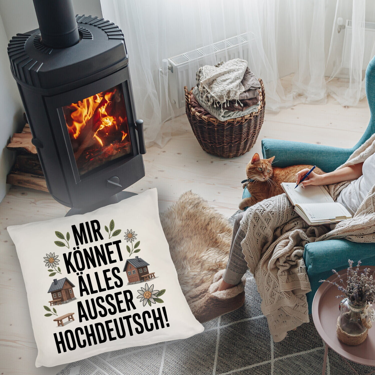 Mir könnet älles außer Hochdeutsch Kissen Schwäbisch