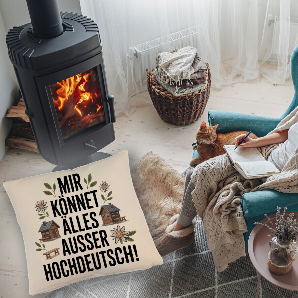 Mir könnet älles außer Hochdeutsch Kissen Schwäbisch